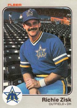 #489 Richie Zisk - Seattle Mariners - 1983 Fleer Baseball