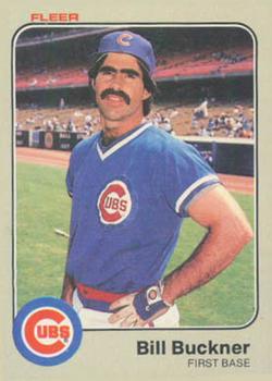 #492 Bill Buckner - Chicago Cubs - 1983 Fleer Baseball