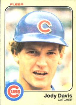 #494 Jody Davis - Chicago Cubs - 1983 Fleer Baseball