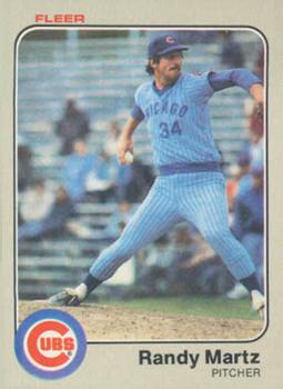 #501 Randy Martz - Chicago Cubs - 1983 Fleer Baseball