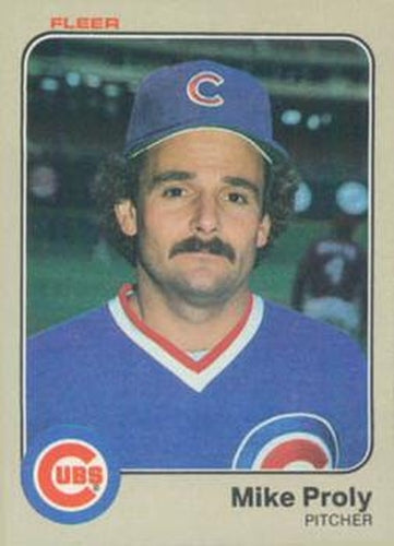 #505 Mike Proly - Chicago Cubs - 1983 Fleer Baseball