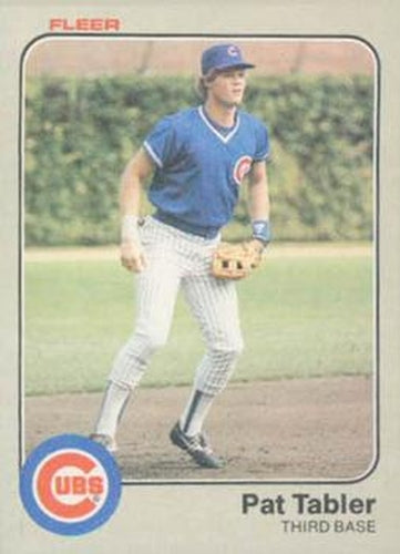 #509 Pat Tabler - Chicago Cubs - 1983 Fleer Baseball