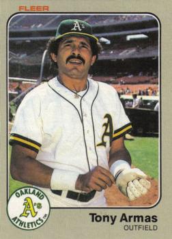 #513 Tony Armas - Oakland Athletics - 1983 Fleer Baseball