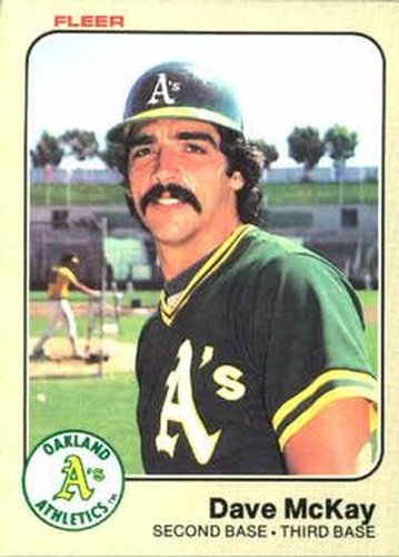 #526 Dave McKay - Oakland Athletics - 1983 Fleer Baseball