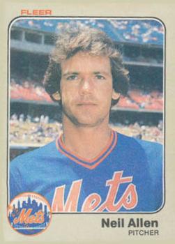 #536 Neil Allen - New York Mets - 1983 Fleer Baseball