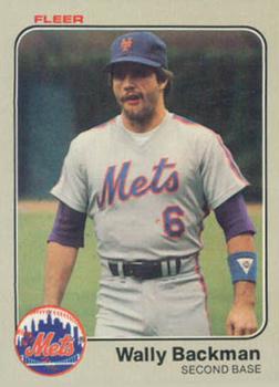 #537 Wally Backman - New York Mets - 1983 Fleer Baseball