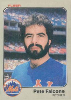 #541 Pete Falcone - New York Mets - 1983 Fleer Baseball