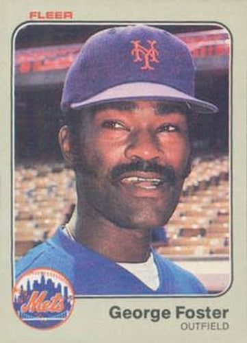 #542 George Foster - New York Mets - 1983 Fleer Baseball