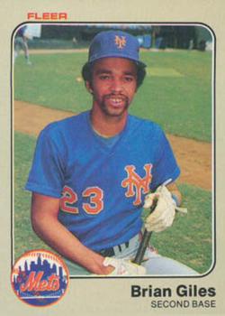 #544 Brian Giles - New York Mets - 1983 Fleer Baseball