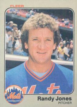 #546 Randy Jones - New York Mets - 1983 Fleer Baseball