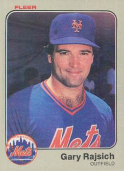 #553 Gary Rajsich - New York Mets - 1983 Fleer Baseball