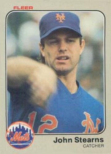 #556 John Stearns - New York Mets - 1983 Fleer Baseball