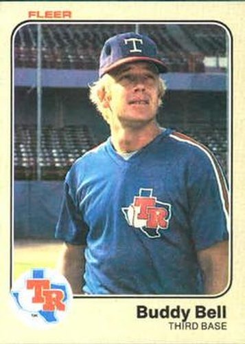 #562 Buddy Bell - Texas Rangers - 1983 Fleer Baseball