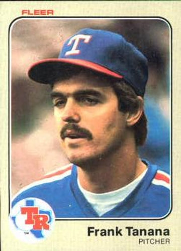 #581 Frank Tanana - Texas Rangers - 1983 Fleer Baseball