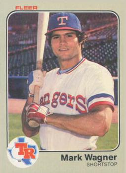 #582 Mark Wagner - Texas Rangers - 1983 Fleer Baseball