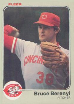 #585 Bruce Berenyi - Cincinnati Reds - 1983 Fleer Baseball