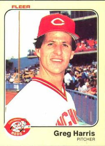 #590 Greg Harris - Cincinnati Reds - 1983 Fleer Baseball