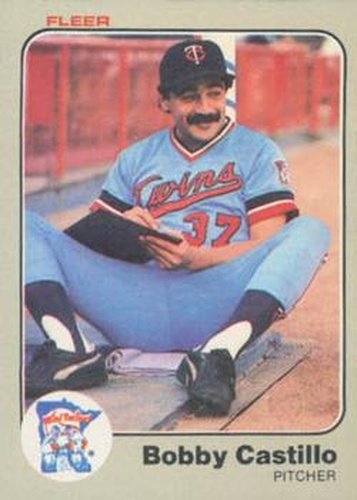 #608 Bobby Castillo - Minnesota Twins - 1983 Fleer Baseball