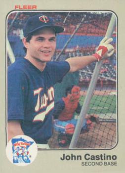 #609 John Castino - Minnesota Twins - 1983 Fleer Baseball