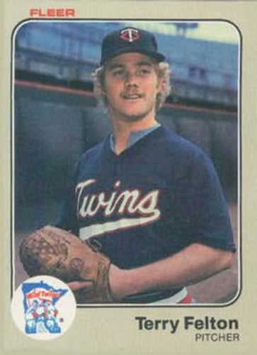 #612 Terry Felton - Minnesota Twins - 1983 Fleer Baseball