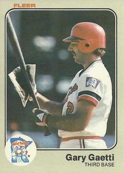 #613 Gary Gaetti - Minnesota Twins - 1983 Fleer Baseball