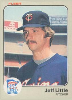 #619 Jeff Little - Minnesota Twins - 1983 Fleer Baseball