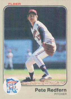 #623 Pete Redfern - Minnesota Twins - 1983 Fleer Baseball