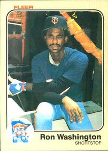 #626 Ron Washington - Minnesota Twins - 1983 Fleer Baseball