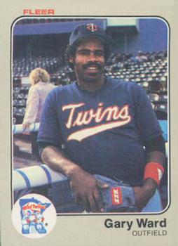 #627 Gary Ward - Minnesota Twins - 1983 Fleer Baseball