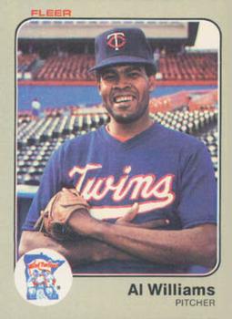 #628 Al Williams - Minnesota Twins - 1983 Fleer Baseball