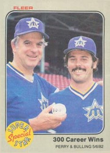 #630 Gaylord Perry / Terry Bulling - Seattle Mariners - 1983 Fleer Baseball