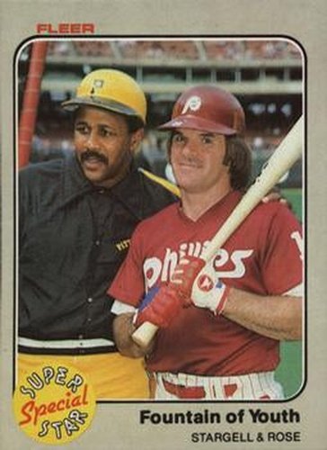 #634 Willie Stargell / Pete Rose - Pittsburgh Pirates / Philadelphia Phillies - 1983 Fleer Baseball