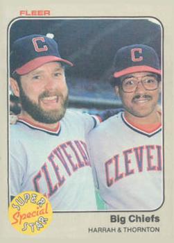 #635 Toby Harrah / Andre Thornton - Cleveland Indians - 1983 Fleer Baseball