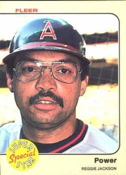 #645 Reggie Jackson - California Angels - 1983 Fleer Baseball