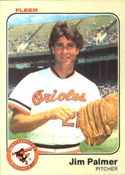 #69 Jim Palmer - Baltimore Orioles - 1983 Fleer Baseball