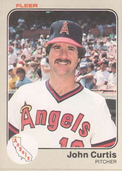 #84 John Curtis - California Angels - 1983 Fleer Baseball