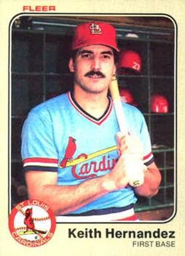 #8 Keith Hernandez - St. Louis Cardinals - 1983 Fleer Baseball