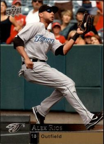 #922 Alex Rios - Toronto Blue Jays - 2009 Upper Deck Baseball