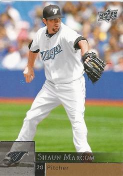 #926 Shaun Marcum - Toronto Blue Jays - 2009 Upper Deck Baseball