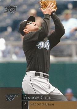 #927 Aaron Hill - Toronto Blue Jays - 2009 Upper Deck Baseball