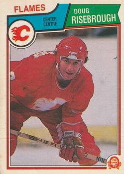 #92 Doug Risebrough - Calgary Flames - 1983-84 O-Pee-Chee Hockey