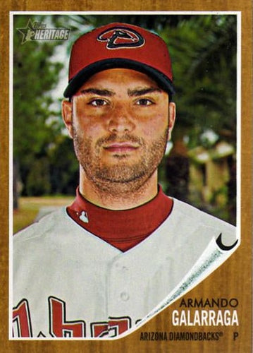 #92 Armando Galarraga - Arizona Diamondbacks - 2011 Topps Heritage Baseball