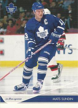 #92 Mats Sundin - Toronto Maple Leafs - 2003-04 In The Game Toronto Star Hockey