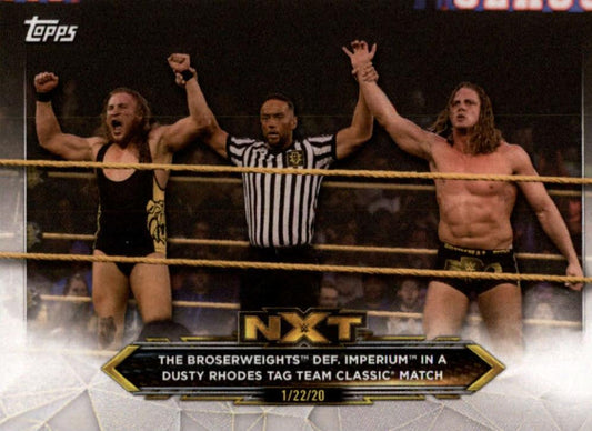 #92 The BroserWeights / Imperium - 2020 Topps WWE NXT Wrestling
