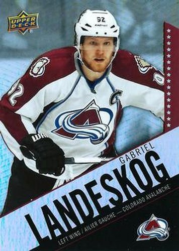 #92 Gabriel Landeskog - Colorado Avalanche - 2015-16 Upper Deck Tim Hortons Hockey