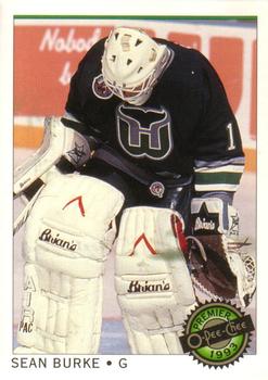 #92 Sean Burke - Hartford Whalers - 1992-93 O-Pee-Chee Premier Hockey