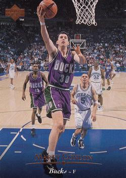 #92 Marty Conlon - Milwaukee Bucks - 1995-96 Upper Deck Basketball
