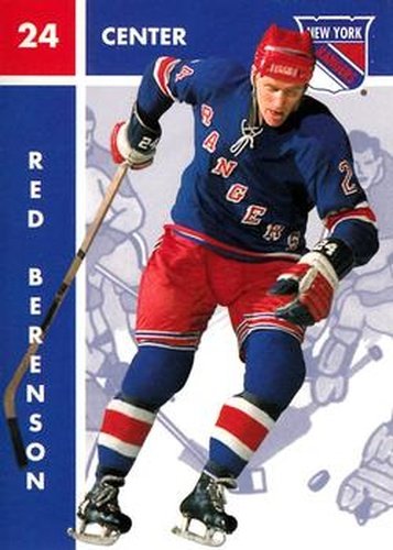 #92 Red Berenson - New York Rangers - 1995-96 Parkhurst 1966-67 Hockey