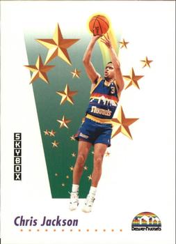 #492 Chris Jackson - Denver Nuggets - 1991-92 SkyBox Basketball