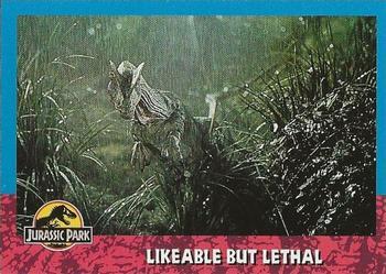 #92 Likeable But Lethal - 1993 Topps Jurassic Park